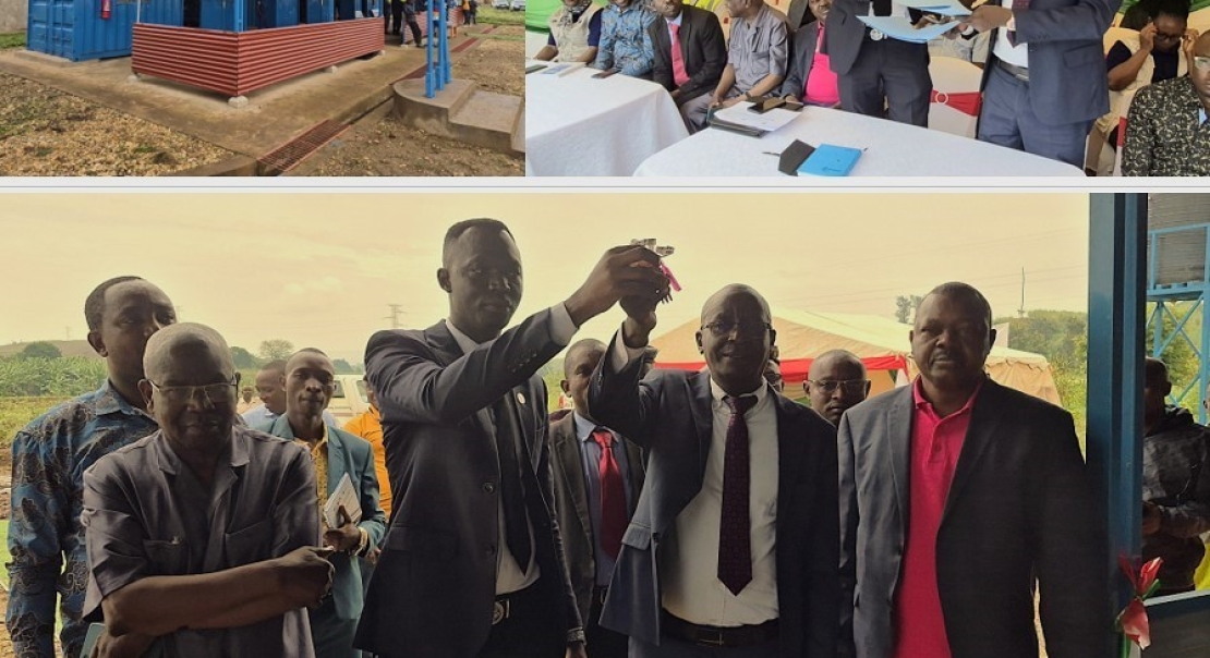 Le Gouvernement remet au Commissariat Général des Migrations des infrastructures provisoires pour la facilitation du commerce transfrontalier à Mparambo